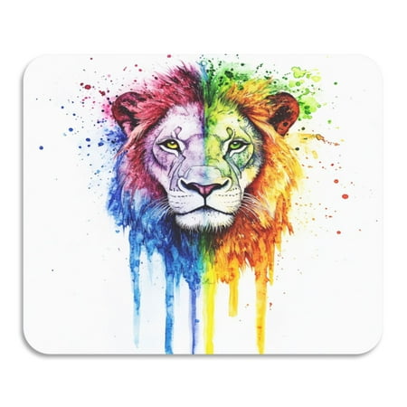 

Diatom Mud Drain Pad 19.7x15.7 Inch Dish Drying Mats Magical Mat Magic Mat Kitchen Drain Mat Coffee Drain Mat Table Drain Mat Rainbow Beautiful Lion
