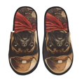 thumbnail image 1 of Balery Western French Bulldog Cowboy Pantuflas de Casa de Felpa Silenciosas con Diseño Estampado, Zapatillas Cómodas Antideslizantes de Algodón para Interior-Medium, 1 of 8