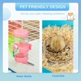 thumbnail image 4 of BAIVAKON Extra Large 23" Hamster Cage with Tubes and Tunnels, Portable Carry Handles, Rat House and Habitats Big 5-Tier Design, Mouse Cage Includes Exercise Wheel, Water Bottle, Food Dish, Light Blue, 4 of 10