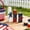 B, variant on Wooowa Patriotic 4th of July Wooden Block Decor Star Stripe Table Centerpiece Fit for Fourth of July Decorations Patriotic Decor for Independence Day Memorial Day Veterans Day Indoor Layout