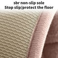 thumbnail image 6 of Hgallory Polyester Floor Mats for Bedroom Living Room, Non-Slip Floor Rugs for Entrance Bathroom, Home Decor Solid Color Floor Carpet Doormat, Machine Washable, 16"x24", 1 Pack, Pink, Rectangle, 6 of 6