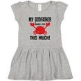 thumbnail image 3 of Inktastic My Godfather Loves Me Godchild Girls Toddler Dress, 3 of 5