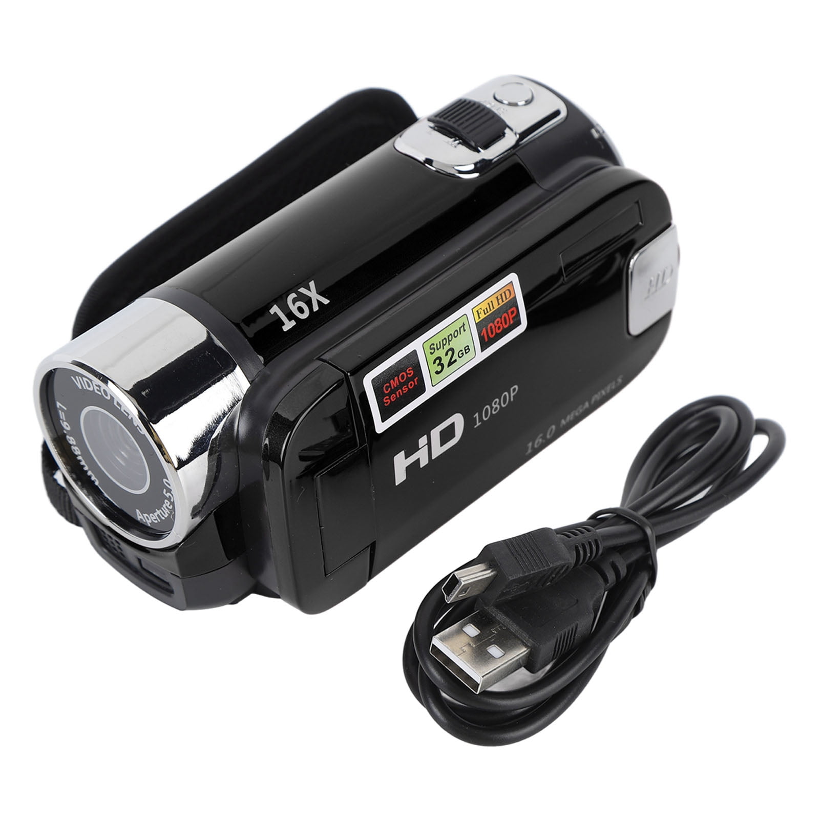 Cámara De Video Videocámara 2.7K Profesional - Pantalla 2.8" - 50MP - Zoom 16x - Ideal Para Vlogging Camara Video