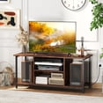 thumbnail image 4 of Gymax TV Stand for TVs up to 50 Inches 3-Tier Industrial Entertainment Center, 4 of 10