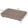 thumbnail image 5 of Ludlz Tea Tray Large Space Convenient Hollow Design Double Layer Removable Cup Holder Water Drip Tray Household Supply, 5 of 7