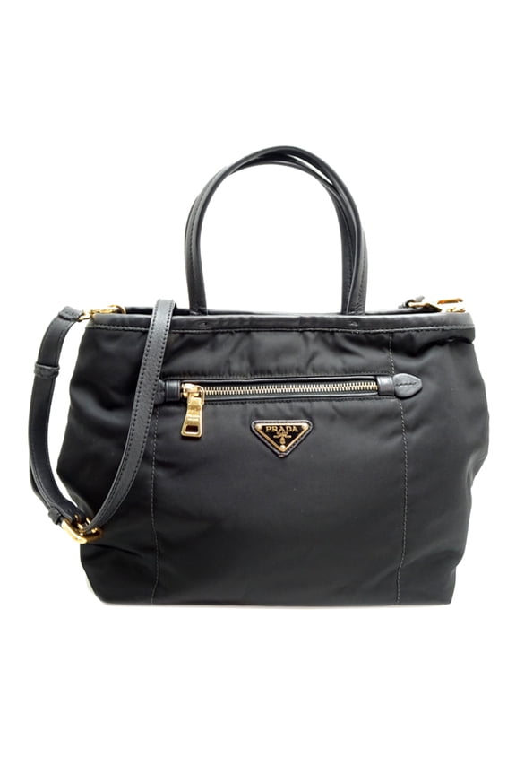 Pre-Owned Prada 2-Way Bag Women's Shoulder BN2281 Nylon NERO (Black) (Good)