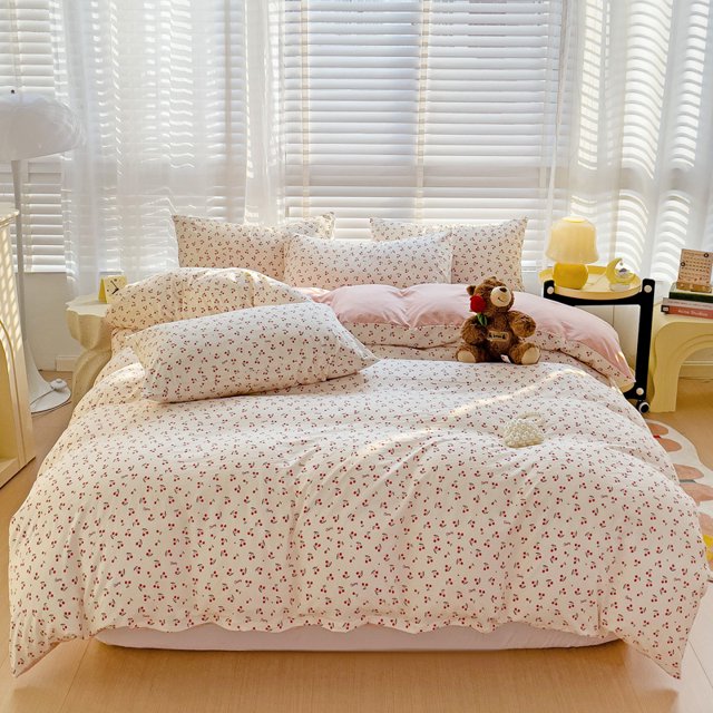 Comforter Cover and Pillowcase Printed Duvet Cover Single/Double/Queen/King Size Quilt Cover Set постельное белье