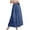 Light Blue, variant on XIAONU Womens Skirts High Waisted Elastic Belt Layered Pleated Maxi Skirt Boho Summer A Line Flared Long Skirt Midi Skirt