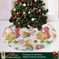thumbnail image 6 of ZHANZZK Autumn Harvest Truck Xmas Christmas Tree Skirt Stand Mat for Holiday Party Decoration Indoor Outdoor 36 inches, 6 of 6