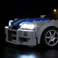 thumbnail image 4 of LED Lighting Kit for Lego Speed Champions 2 Fast 2 Furious Nissan Skyline 76917(76917 Excluded), 4 of 6