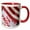 Red/White, variant on 3drose, Indiana, Carmel, Support Our Troops, American Flag - Us15 Bja0050 - Jaynes Gallery, 11oz Mug