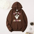 thumbnail image 2 of Certgust Hoodie Women Under $10 Womens Cute Print Casual Long Sleeve Neck Sweatshirt for Fall Winter Comfortable Layered Outfits, 2 of 3