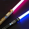thumbnail image 2 of Upgraded Metal Lightsaber RGB 16 Colors, 2 In 1 Lightsaber Toy With Vibration Beat, 2 of 6