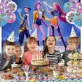 thumbnail image 3 of Kpop Demon Hunters Birthday Theme Party Decorations Banner Cake Balloons For Kid, 3 of 5