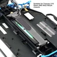 thumbnail image 3 of Placa De Batería De Coche RC, Placa De Montaje De Batería De aleación De Aluminio, Soporte De Batería Con Correa Para Chasis 1/10 Slash 2WD 5822 5822A, 3 of 8