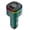 Green, variant on HOIFA Fast Car Charger Adapter, Dual USB Port 54W 12.6V Cigarette Lighter with LED Digital Display, Universal Compatible, Black