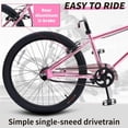 thumbnail image 7 of BMX Bikes for 6-14, Cuoote 20 Inch Bicycle with High-Carbon Steel BMX Frame, 360° Handlebar Rotation, 7 of 7