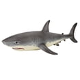 thumbnail image 3 of Figura de tiburón blanco de simulación para niños, modelo de criaturas marinas del océano, juguete de animales, 3 of 10