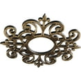 thumbnail image 2 of 22"OD x 7 1/8"ID x 3/4"P Dijon Architectural Grade PVC Pierced Ceiling Medallion, Antiqued Brass, 2 of 10