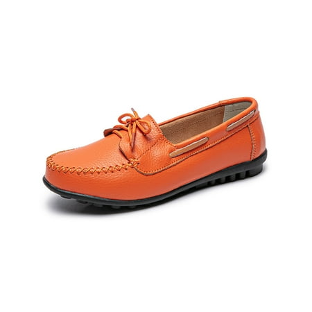 

Woobling Women Comfort Flat Flats Driving Breathable Slip On Boat Shoes Nursing Lightweight Flats