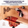 thumbnail image 5 of Cabinet Door Mounting Fixture Integrated Heavy Tool is Suitable for Cabinets with Face Frames., 5 of 5