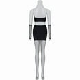 thumbnail image 6 of Women’s Sam Manson Style Outfit Skull Print Crop Top with Mini Skirt Fashion Ensemble, 6 of 8