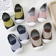 thumbnail image 3 of Unsex Baby First Walking Shoes boy Girl Infant No-Sliper Lightweight Sneakers,6 12 18 24 36 Months Toddler Protect Toes Sock Shoes, 3 of 6