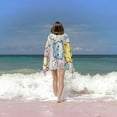 thumbnail image 6 of , with Heart Printed Pool Towel Oversized Travel Must Have for The Swimming Summer Cruise Ship Essentials, 6 of 8