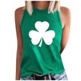 thumbnail image 2 of PNTUTB St. Patrick's Day Women's Fashion Print Casual Crew Neck Pullover Comfortable Sleeveless Tank Tops, 2 of 6