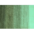 thumbnail image 1 of Ahgly Company Indoor Rectangle Abstract Turquoise Blue Modern Area Rugs, 2' x 3', 1 of 4