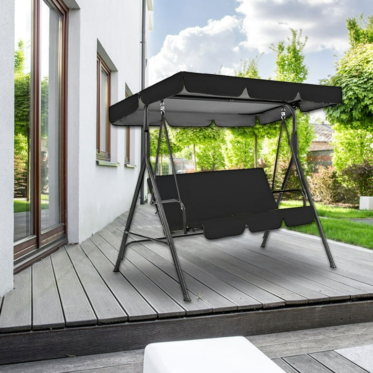 GQDIN Replacement Canopy Top Cover for Garden Treasures,Swing