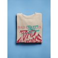 thumbnail image 3 of Hand Drawn Graffiti Sweatshirt Women -Image by Shutterstock, Female Large, 3 of 4