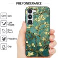 thumbnail image 3 of CoverON Art Design For Samsung Galaxy S23 Phone Case, Flexible Rubber Slim TPU Cover, Almond Blossom, 3 of 8