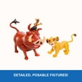 thumbnail image 3 of Disney The Lion King Storytellers Pack of 3 Action Figures, Authentic Posable Hakuna Matata, 3 of 6