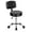 Black back, variant on HYYOPRolling Stools with Wheels PU Leather Adjustable Height Swivel Stools Chair for Salon Bar Tattoo Home Office Massage Medical Spa 350lb Weight Capacity