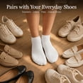 thumbnail image 6 of LUCKMEEY 10-Pack Cotton Ankle Socks for Women Soft Socks Size 5-11, 6 of 7