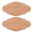 thumbnail image 1 of 2pcs Unfinished Blank Sign Hanging Sign Decorative Wood Plaques for DIY Craft, 1 of 7