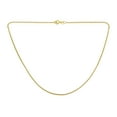 thumbnail image 2 of Bling Jewelry Womens Unisex 2MM Miami Cuban Curb Chain Necklace 14K Gold Plated, 2 of 5
