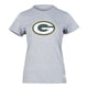 thumbnail image 1 of NFL Playera Aficionado Básica Green Bay Packers Gris para Mujer, Talla Extra Grande, 1 of 5