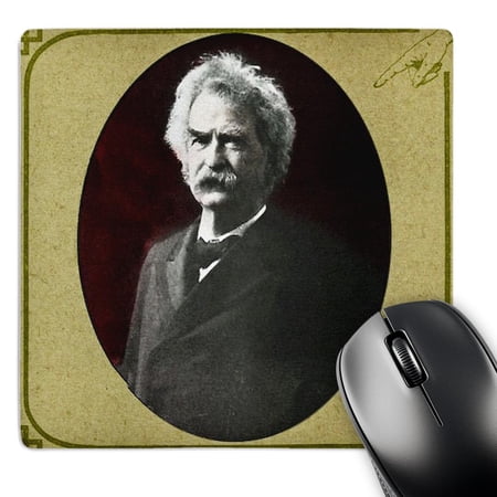 3dRose  Mark Twain Vintage Magic Lantern Slide Portrait  MousePad price history on PriceWatchPro