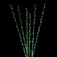 thumbnail image 2 of Northlight Set of 6 Prelit LED Artificial Branch Spray 6' - Green Lights, 2 of 3