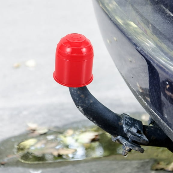 Raindrops Trailer Hitch Ball Cover Red Plastic for Towing Hitch Accessory 1Pcs 2.6x2.4x2.4in
