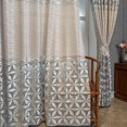 thumbnail image 2 of Sunyuer Luxury Curtains Blue Jacquard Drapes Curtains for Living Room 2 Panels for Bedroom Grommet TopSunyuer, 2 of 6