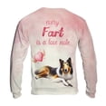 thumbnail image 2 of Every Fart is Love Note Collie Guilty Face Happy Valentine's All Over Print 3D Sweatshirt Unisex Merch Collie Dog Lover Gifts Idea - 01016, 2 of 6