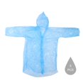 thumbnail image 3 of Poncho transparente impermeable portátil desechable para niños, 5 uds., 3 of 8
