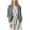 Gray, variant on VerPetridure Cardigans for Women Loose Casual Long Sleeved Lightweight Solid color Cardigan Open Front Breathable Linen Cardigan