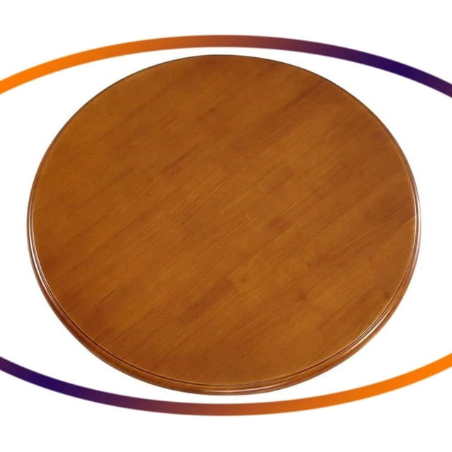 MKEING 24" 28" 32" 36" 40" 44" 48" Solid Wood Rotating Tray Dining Table Lazy Susan Turntable Large Round Serving Tray For Home Kitchen (Color : Dark Brown, Size : 32"(80cm))