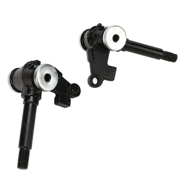 Ejes de nudillos de puntal de dirección, par de husillos de nudillos de puntal de dirección Rosca de 14 mm para cubo de rueda de freno de tambor de 50 cc 110 150 cc Go Kart Mini SUV