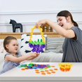 thumbnail image 3 of 100pcs Numeric Alphabet Puzzle Snowflake Piece Puzzle Building Block DIY Parent-child Interactive Puzzle Early Education Toys, 3 of 4