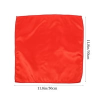 Worgeous 10 Sheets Red Cloth Napkins For Parties Reusable 11.8x11.8in